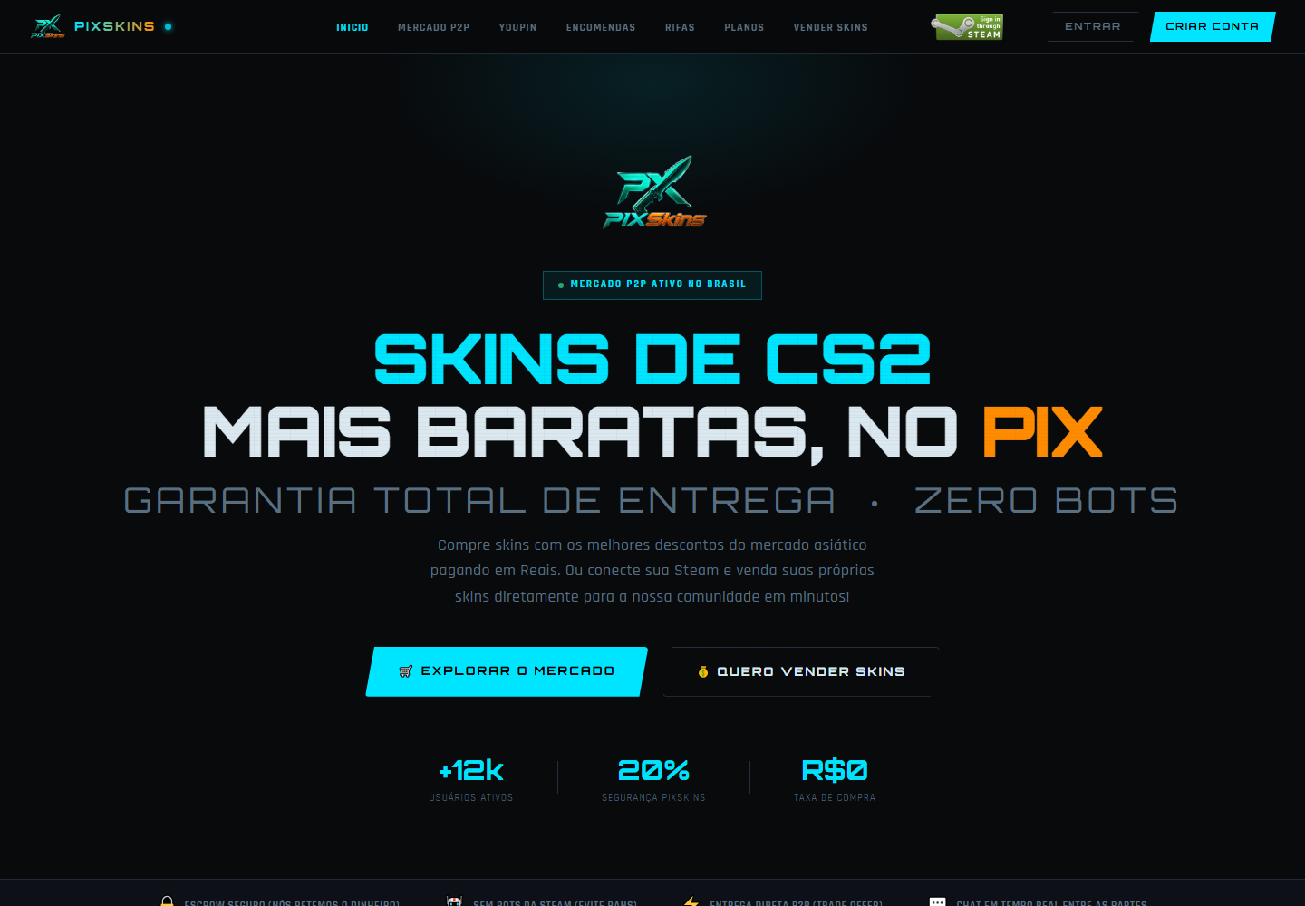 Imagem do site PIXSkins